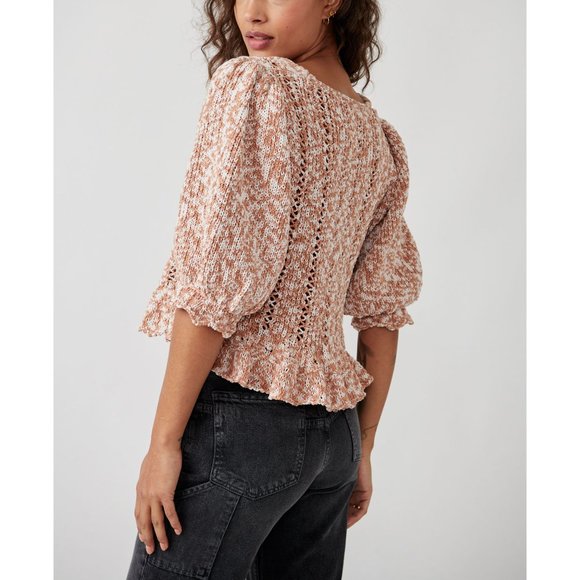 🎉LAST CHANCE🎉 FREE PEOPLE Yesterday Cardi / Toast - Picture 6 of 9